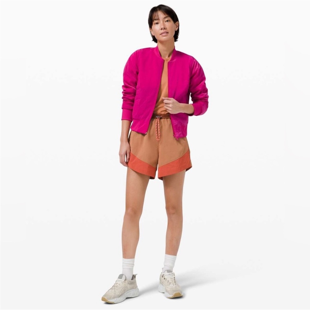 Lululemon Ripened Raspberry NonStop Bomber Reversible Jacket. Size 2 - Picture 10 of 10